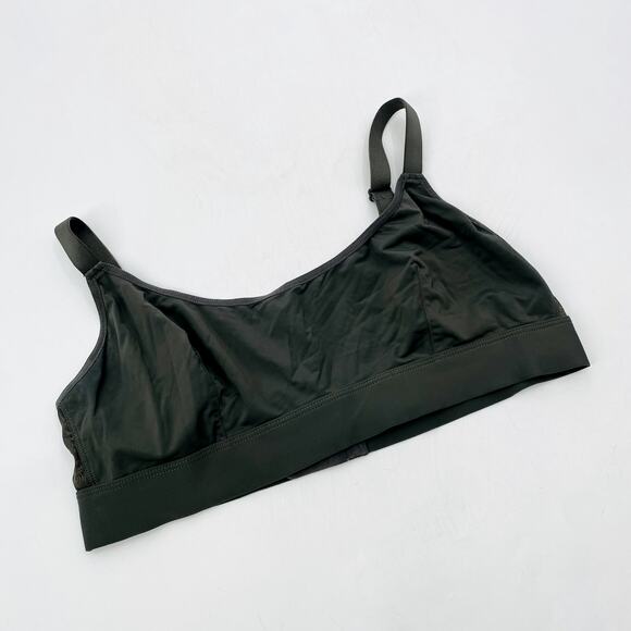 Parade dark gray scoop bra - Picture 2 of 4